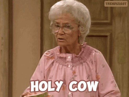 Holy Cow GIF - Holy Cow Golden Girls GIFs