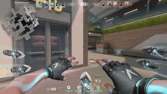 a screenshot of a video game with the number 100 on the bottom right