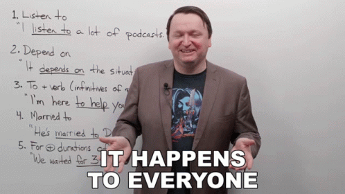 It Happens To Everyone Alex GIF - It Happens To Everyone Alex Engvid GIFs