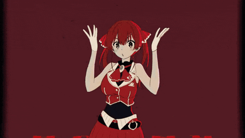 a cartoon of a girl with her tongue sticking out giving the ok sign