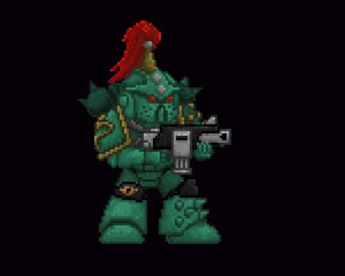 Chaos Space Marine Warhammer40k GIF - Chaos Space Marine Warhammer40k Sons Of Horus GIFs