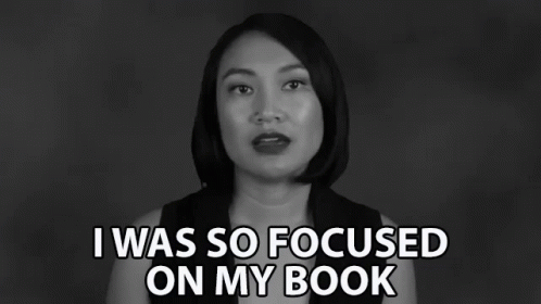 I Was So Focused On My Book Concentrate GIF - I Was So Focused On My Book Concentrate Reading GIFs