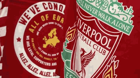 Liverpool Flag GIF - Liverpool Flag Windy GIFs