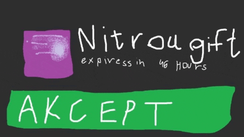 a sign that says nitrou gift expires in 46 hours accept
