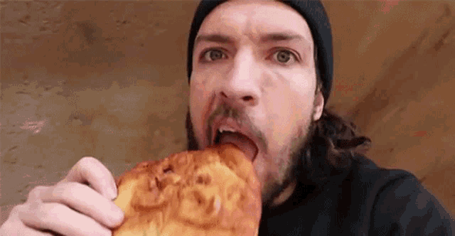 Eating Pizza Stare GIF - Eating Pizza Stare Hungry GIFs