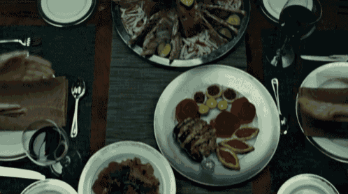 The Guests Have Been Served. Getit?! GIF - Drama Hannibal Dinner GIFs