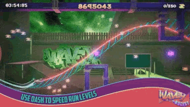 a screenshot of a video game called wavey rockets
