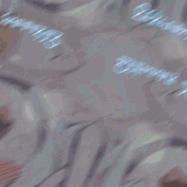 a colorful drawing of a person 's eye with the letters xyz visible