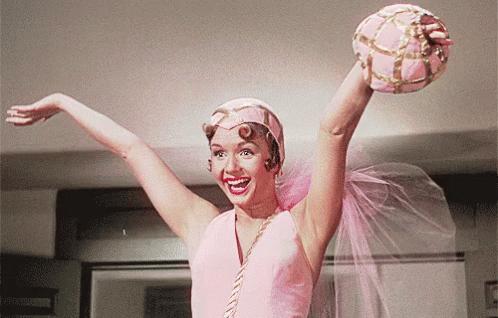 Debbie Reynolds GIF - Debbie Reynolds Singing In The Rain Pink GIFs