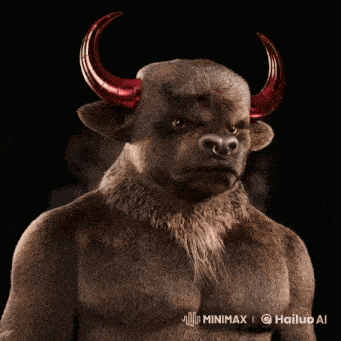 a bull wearing a red football helmet with horns is standing in the dark