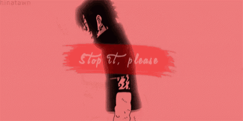 a drawing of a man and woman hugging with the words stop it please on the bottom