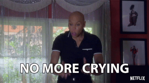 No More Crying Rupaul GIF - No More Crying Rupaul Aj And The Queen GIFs