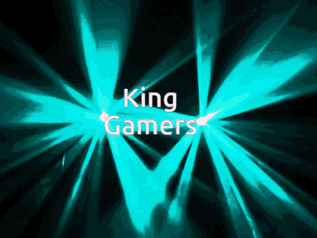 a blue background with the words king gamers