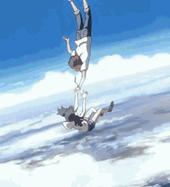 Anime Tenki No Ko GIF - Anime Tenki No Ko Falling GIFs