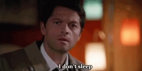I Don'T Sleep GIF - Supernatural Castiel I Dont Sleep GIFs