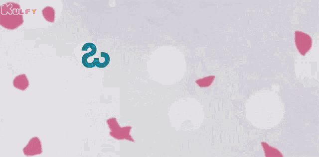 a poster for a movie in telugu with hearts and flowers