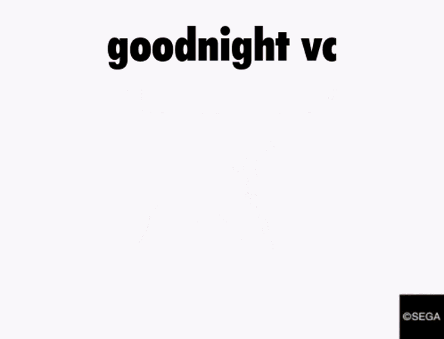a man is talking on a phone with the words goodnight vc written above him