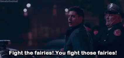 Supernatural Dean Winchester GIF - Supernatural Dean Winchester Fight The Fairies GIFs