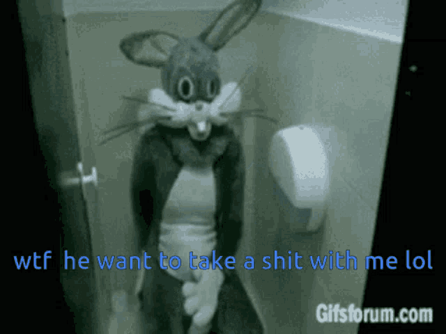 Wtf Is Going On He Want To Take A Shit With Me GIF - Wtf Is Going On He Want To Take A Shit With Me Bugs Bunny GIFs