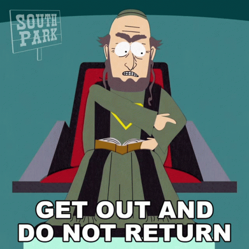 Get Out And Do Not Return Chief Elder GIF