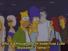 a group of cartoon characters including homer simpson and marge simpson are standing next to each other