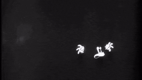 a black background with a few white letters on it .
