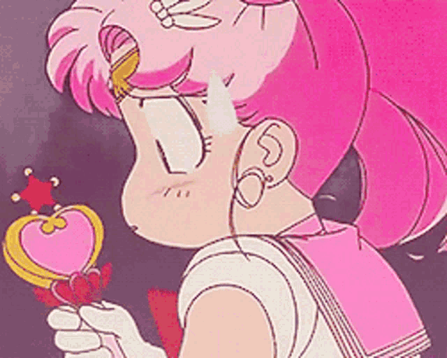 Sailor Chibi Moon Item GIF - Sailor Chibi Moon Item Shock GIFs