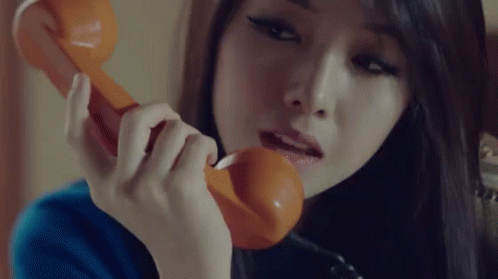 민아 걸스데이 전화 통화 GIF - Minah Phone Call Girls Day GIFs