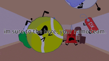 a cartoon character says i m sure to the here your name team