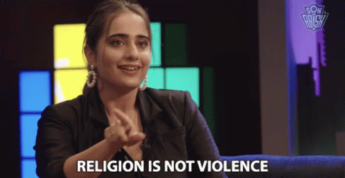 Religion Is Not Violence Dj Aarti GIF - Religion Is Not Violence Dj Aarti Son Of Abish GIFs