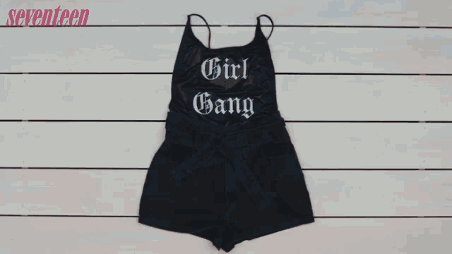 Girl Gang Black Dress GIF - Girl Gang Black Dress Black Shades GIFs