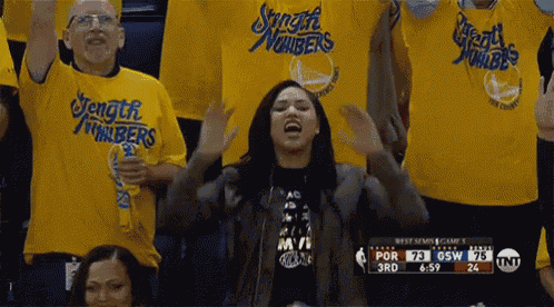 Lets Go Baby Ayesha Curry GIF - Lets Go Baby Ayesha Curry Cheer GIFs