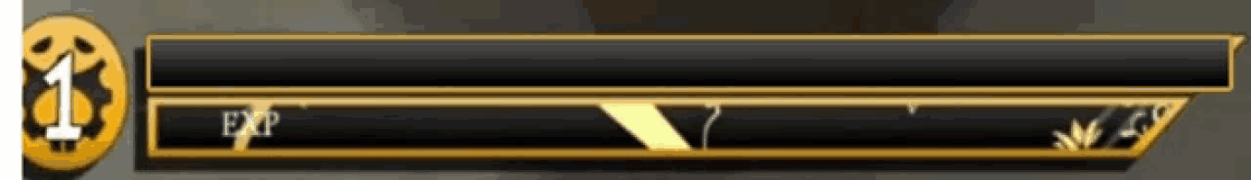 a black and gold lower third with a yellow circle in the middle