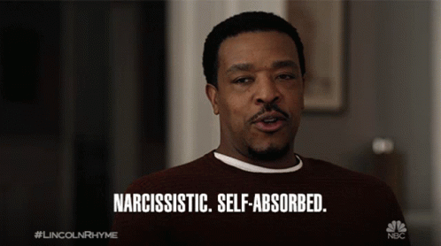 Narcissistic Self Absorbed GIF - Narcissistic Self Absorbed Russell Hornsby GIFs