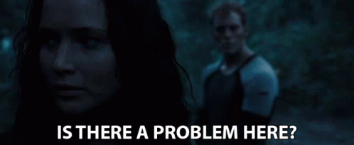 Is There A Problem Here Jennifer Lawrence GIF - Is There A Problem Here Jennifer Lawrence Katniss Everdeen GIFs
