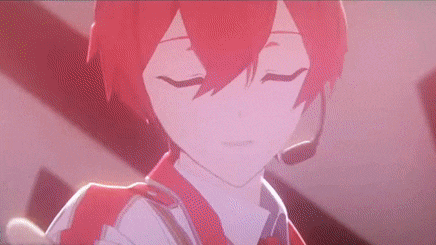 a close up of a person with red hair