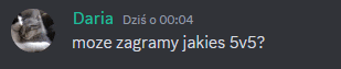 a screenshot of a discord conversation between daria and another person
