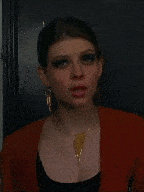 a woman says " i mean maybe some women find shit like that flattering " in yellow letters