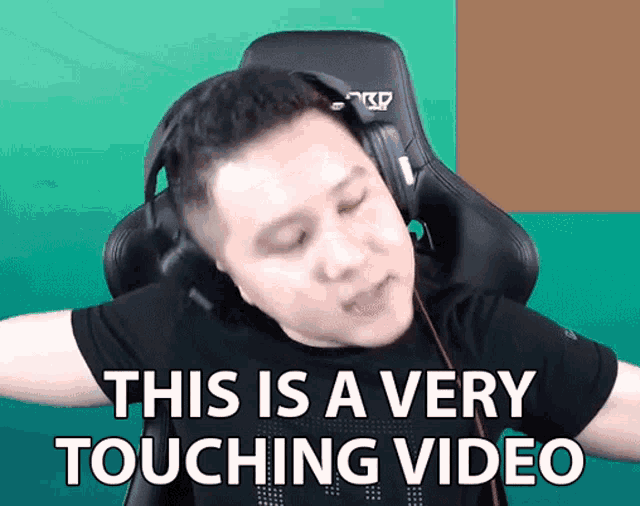 This Is A Very Touching Video Green Dumpling GIF - This Is A Very Touching Video Green Dumpling Touching GIFs
