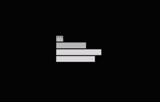 a black background with a few white squares on it .