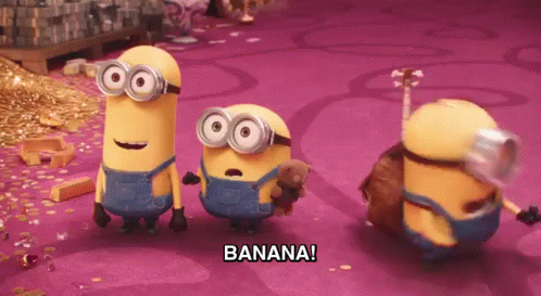 Banana GIF - Despicable Me Banana Minions GIFs