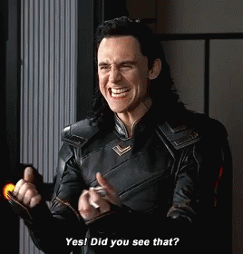Loki Tom Hiddleston GIF - Loki Tom Hiddleston Happy GIFs