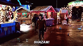 Shazam Zachary Levi GIF - Shazam Zachary Levi Christmas Lights GIFs