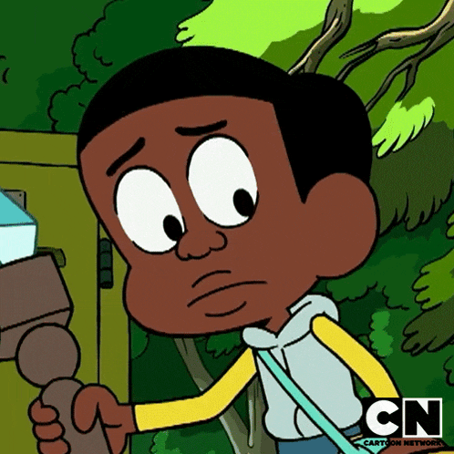 a cartoon character from cn is holding a torch