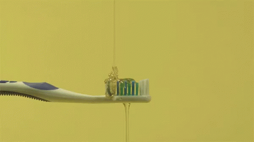 Toothbrush Honey GIF - Toothbrush Honey Dripping GIFs