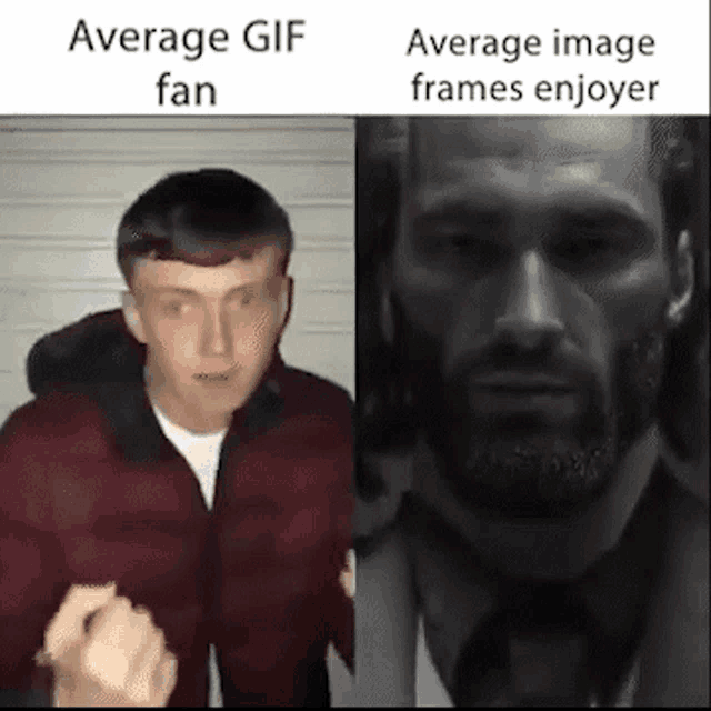 a gif of a man with a beard and a gif of a man with a beard .