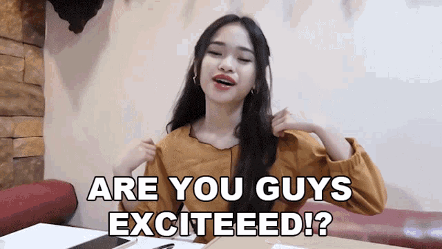 Are You Guys Excited Sophia Zionne GIF - Are You Guys Excited Sophia Zionne Ready Na Ba Kayo GIFs