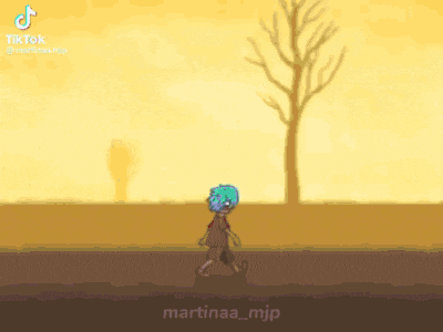 a pixel art drawing of a girl with a skull mask holding a sword