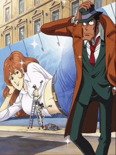 a man and a woman are standing next to each other