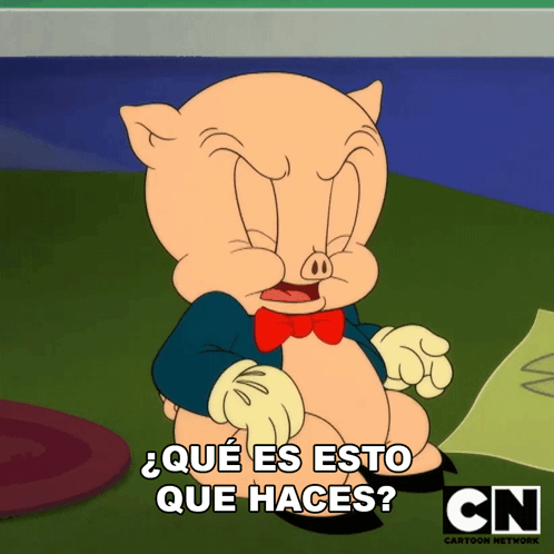 Qué Es Esto Que Haces Porky GIF - Qué Es Esto Que Haces Porky Looney Tunes GIFs